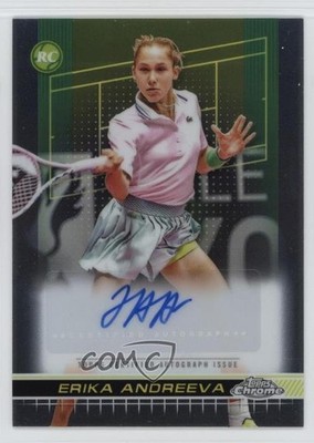 2024 Topps Chrome I Erika Andreeva #TCA-EAA Rookie Auto RC 0kr0