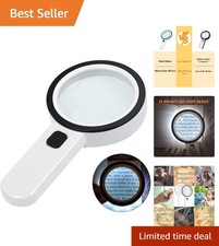 Lighted Magnifying Glass for Seniors - Enhance Your Reading Experience