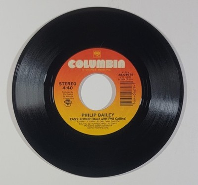 Philip Bailey (Feat. Phil Collins)-Easy Lover 45 Single W/Jukebox Tag NM 1984