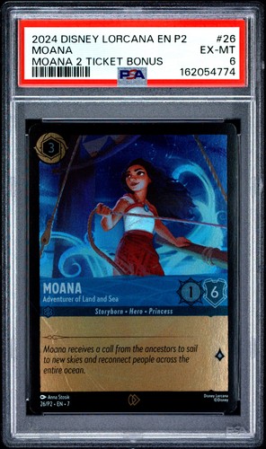 Moana - Adventurer of Land and Sea graded PSA 6 for sale on eBay