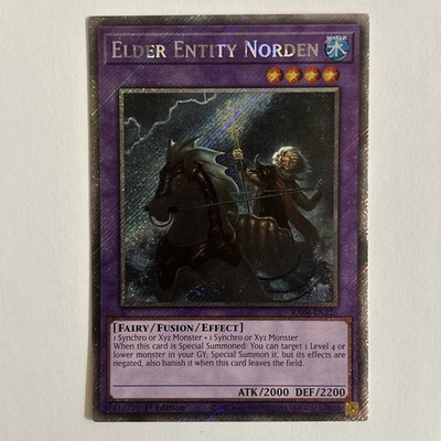 Elder Entity Norden RA04-EN226 Platinum Secret Rare 1st Edition YuGiOh NM Single