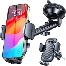 Car Phone Holder Mount【Window + Vent +Dash】Windshield Phone Mount for Car【360...