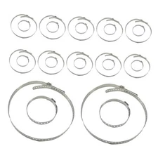 24 PCS CV Boot Clamp Kit, Adjustable 12PCS Small & 12PCS Large Axle Joint Boot 