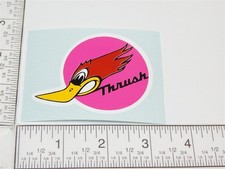 3 Thrush Mufflers Woodpecker Logo Sticker A-073
