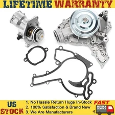 Water Pump & Thermostat for Mercedes C300 C230 CLK350 E280 E350 GLK350 ML350 V6