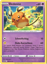 Dedenne / Pokémon Karte / Deutsch / Silberne Sturmwinde / Nonholo