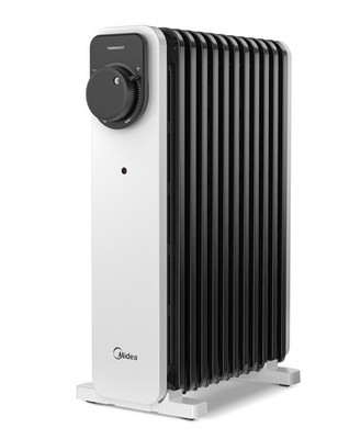 Midea ölgefüllter Heizkörper, 2300 W, 11-fach Fernbedienung, weiß 