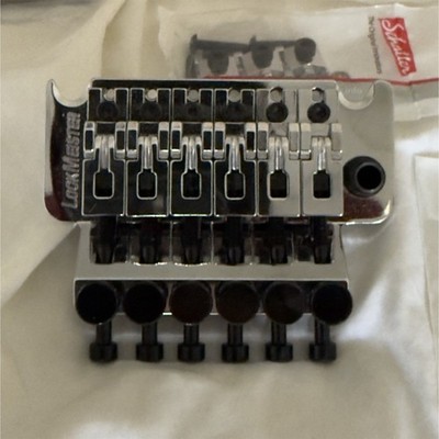 Schaller LockMeister 6 Tremolo Bridge System for Electric Guitar  - Chrome
