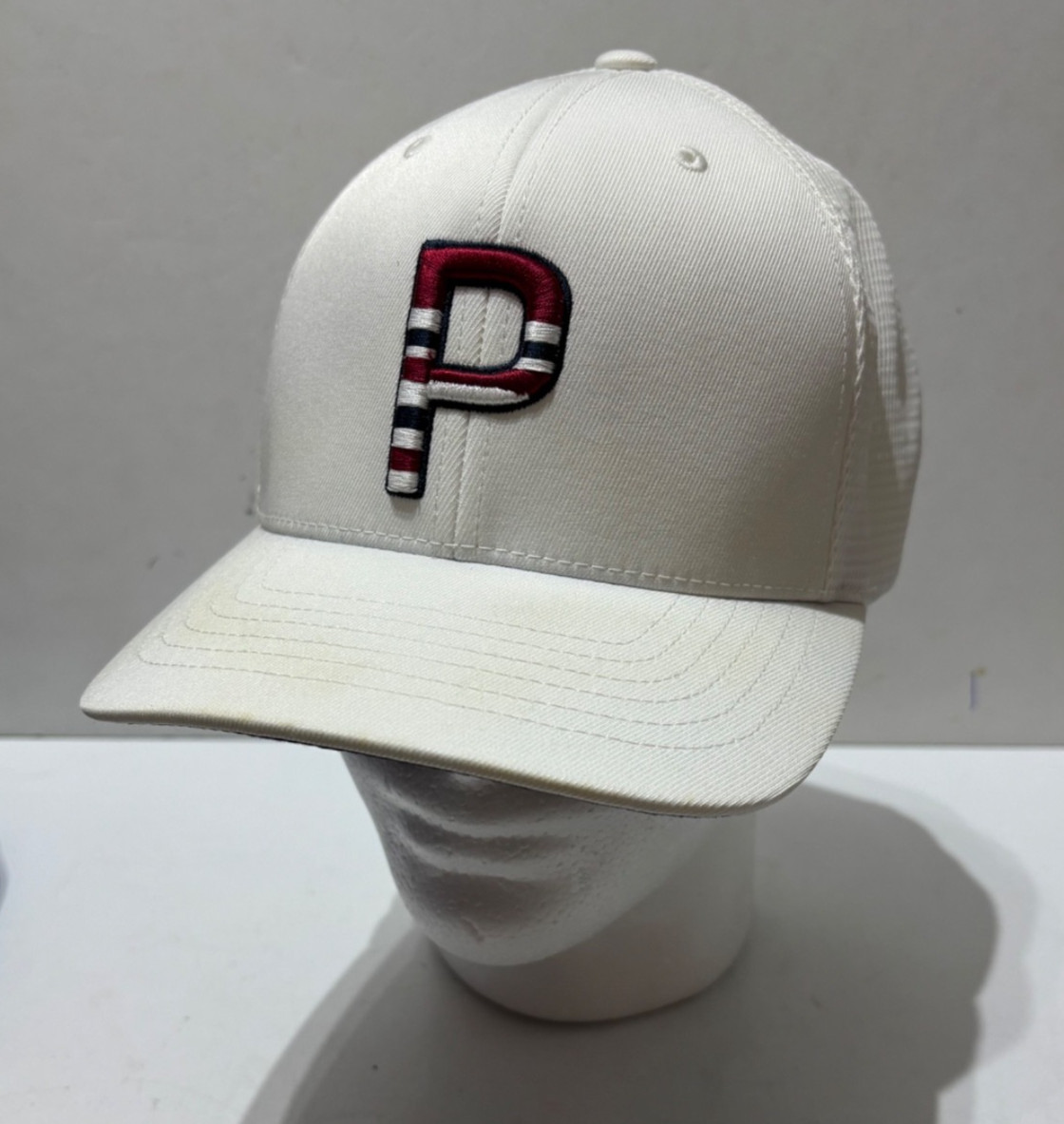 Puma Sundown P Hat Golf Mens White One Size Adjustable Snapback Cap