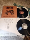 AC/DC 2 LP Lot For Those About To Rock 1981 Flick Of The Switch 1983 VG Shape