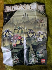 Lego Bionicle Rahaga 2004 4870 4879 Kualus Iruini Boxes, Instructions