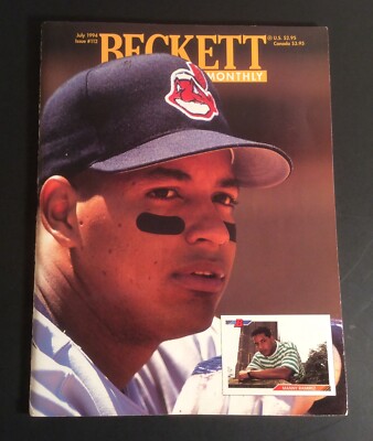 Beckett Baseball Card Monthly July 1994 #112 Manny Ramirez Cover