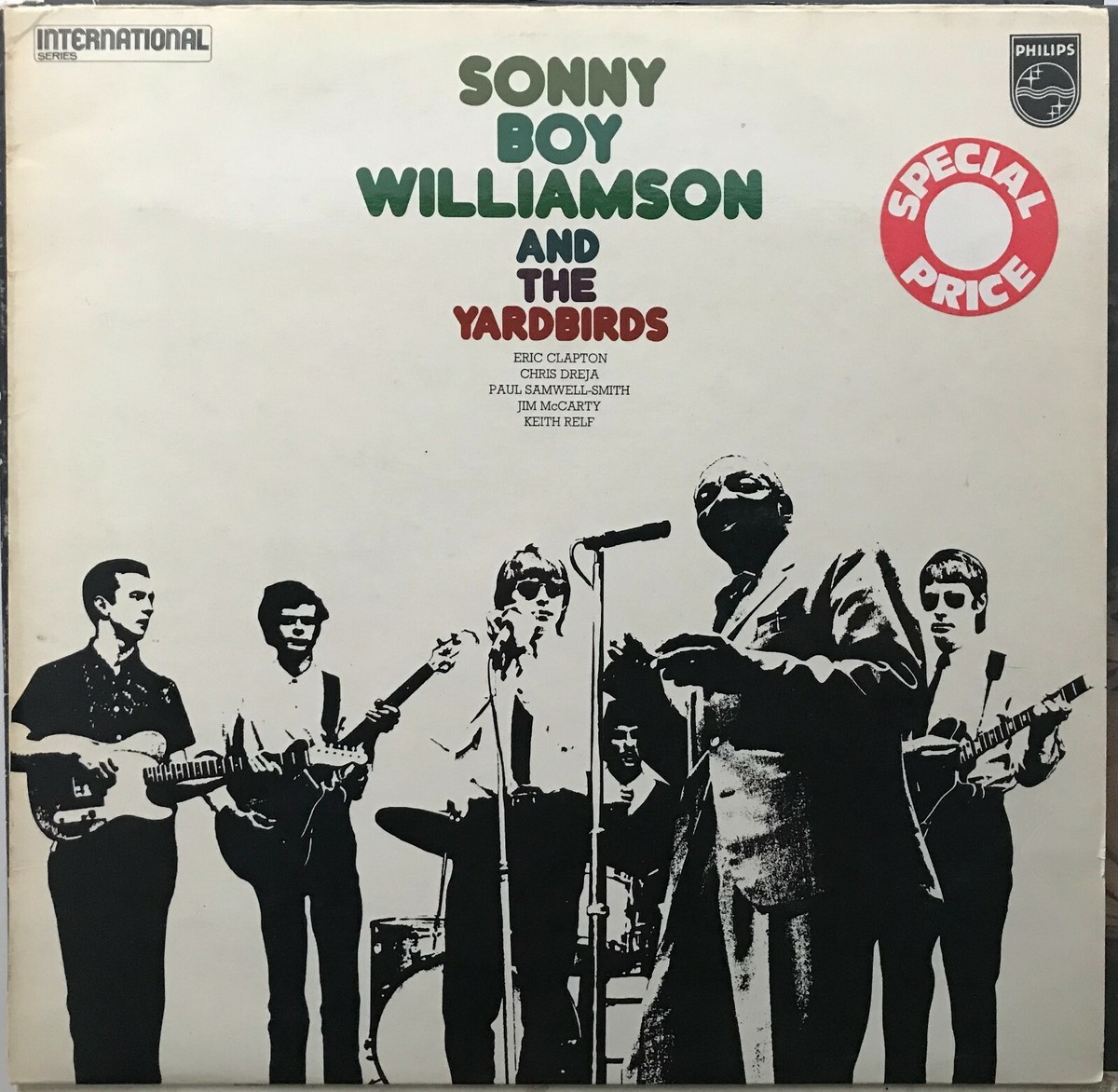 レアSonny Boy Williamson ヴィンテージJAZZ アートT SONNY BOY WILLIAMSON AND THE YARDBIRDS 