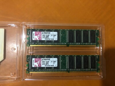Barrette Mémoire Kingston 1 Go DDR1 PC3200 - KTH-D530/1G | Pour PC De Bureau | Occasion Testée