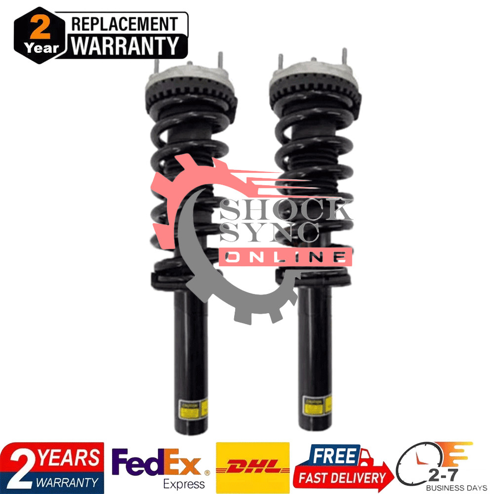 2x Front Shock Absorber Struts Assys 670030333 Fit Maserati Ghibli M157 S Q4 AWD
