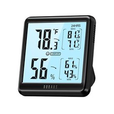 DOQAUS Digital Hygrometer Indoor Thermometer for House, Room Thermo... Fast Ship