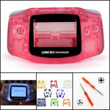 Nintendo Game Boy Advance GBA Front Light Frontlight AGS-001 Full Kit Pink