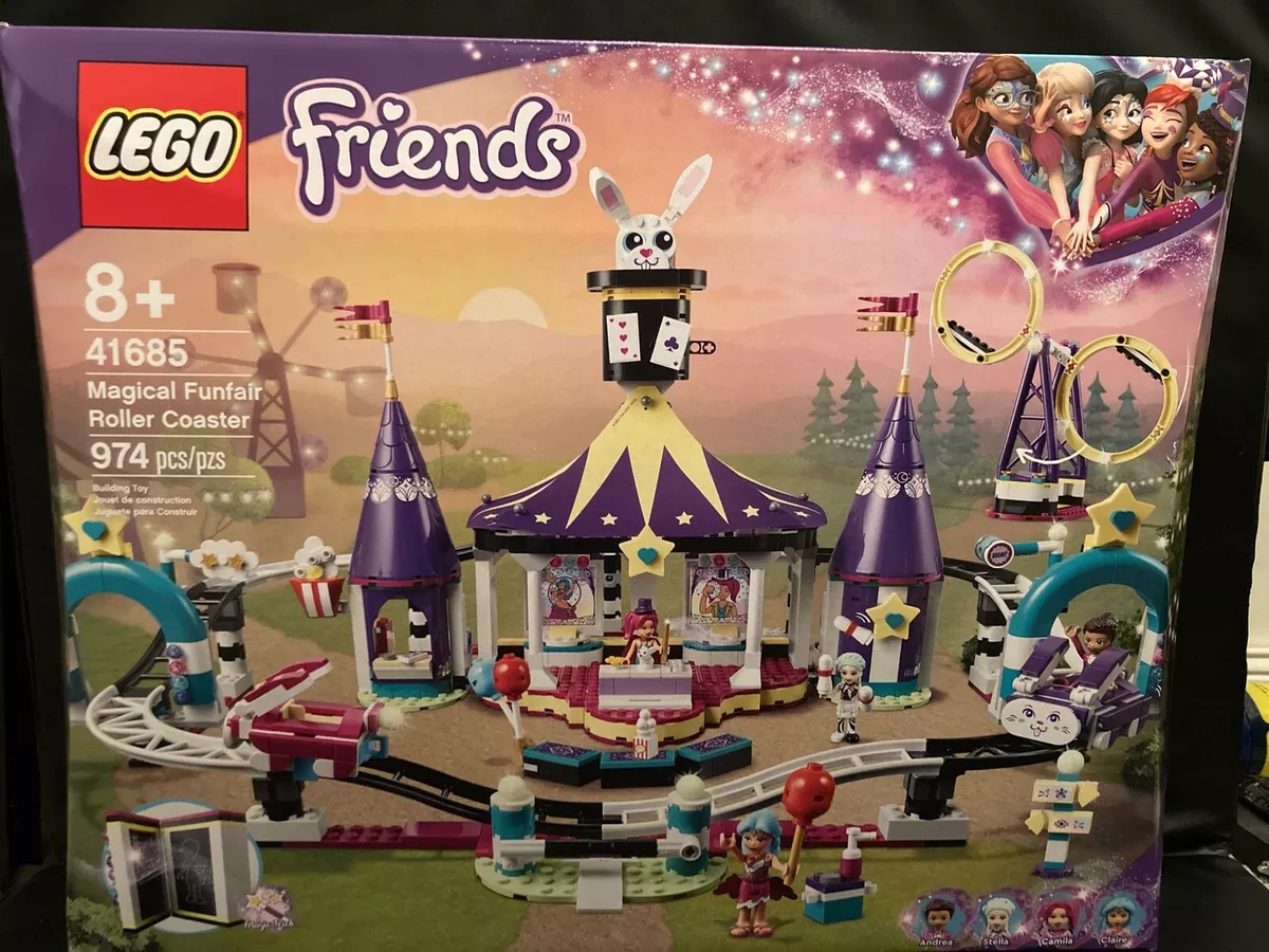 LEGO Friends Magical Funfair Roller Coaster set 41685 NEW Factory Sealed