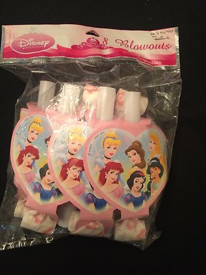 Disney Princess Blowouts-8ct.~Party Supplies/Party Favors-Hallmark