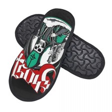 Ghost Music Band Women Men Metal Fluffy Winter Warm Slippers