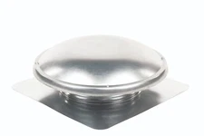 MasterFlow 144 sq. in. NFA Galvanized Steel Static Dome Roof Vent in Mill HCD144