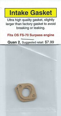 OS FS-70 Surpass Intake Manifold Gasket 2 Pack-NIP