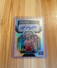 2023 Panini Prizm WWE LA KNIGHT Mojo Prizm Sensational Signatures AUTO 20/25