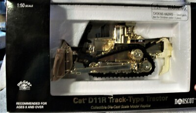 Norscot Diecast Cat D11R Track-Type Tracker 1:50 #55062 75th