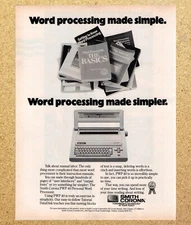 Smith Corona PWP 40 Personal Word Processor - Vintage Print Ad Ephemera Art 1989