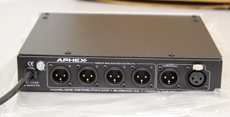 Brand New Old Stock Aphex Model 120B Audio Distribution Amplifier - Image 4 of 4