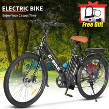 26 inch 500W 36V Electric Bike City Bicycle for Adults Commuter Ebike 40Mi 20MPh