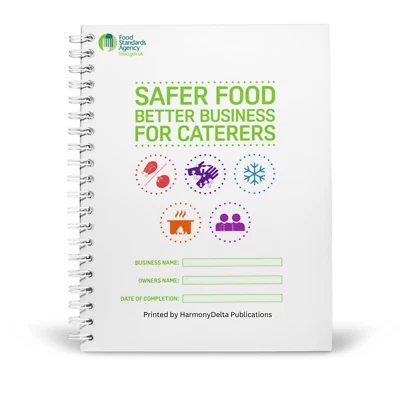 HARMONYDELTA PUBLISHING Safer Food Better Business For Caterers Manual 2026 SFBB + 13 Month Diary.