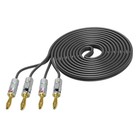Fil Audio OFC De 10 Pieds, Câble De Haut-parleur Hifi De Calibre 12 Avec 4