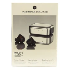 MASTER & DYNAMIC Tortoiseshell MW07 True Wireless Earphones Earbuds NEW SEALED