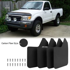 4 Mud Flaps Splash Guard Mudguards Fender Protect Carbon For Toyota Tacoma 95-24