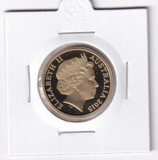 AUSTRALIA PROOF: 2015 $1 MOB OF ROOS COIN IN 2X2 HOLDER #2873