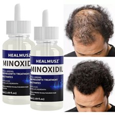 2 Pack Minoxidil 5 Extra Strength Men Hair Regrowth Treatment 2 Month Supply