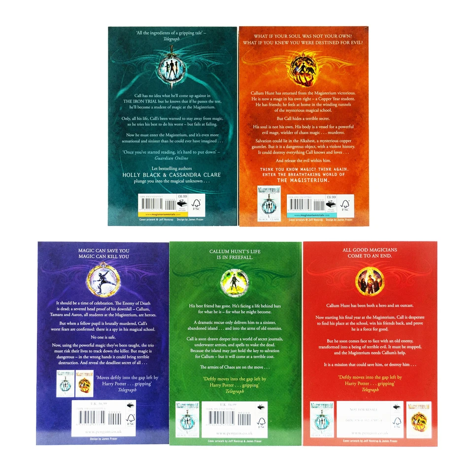 The Magisterium by Holly Black & Cassandra Clare 5 Books Set - Ages 9-11 - PB Foto 3 de 4