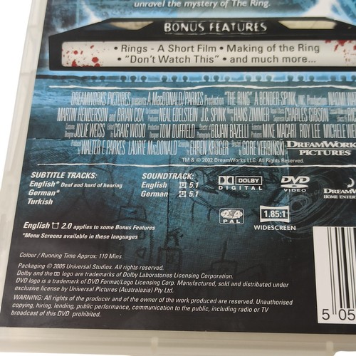 The Ring 1 2 Box Set DVD Horror Mystery Supernatural Video Tape Death R2, 4 VGC - Picture 14 of 24