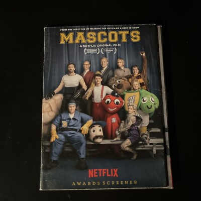 MASCOTS UBER-RARE NETFLIX Fyc DVD 2016 Christopher Guest Zach Woods Parker Posey