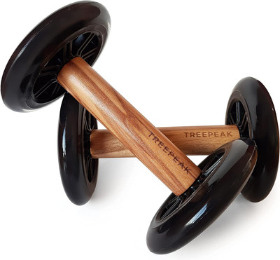 Dual Ab Wheel Roller - Mit Kugellager, Trainingsgerät Für Bauch- & Brustmuskulat