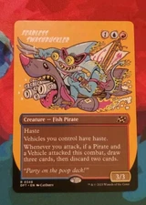 1x Fearless Swashbuckler (Borderless) - Aetherdrift MTG NM *IN HAND SHIPS FAST*