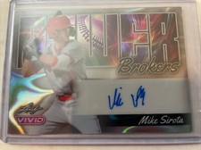 2024 Leaf Vivid MIKE SIROTA Reds Power Brokers Refractor Auto Autograph 5/9 Lava
