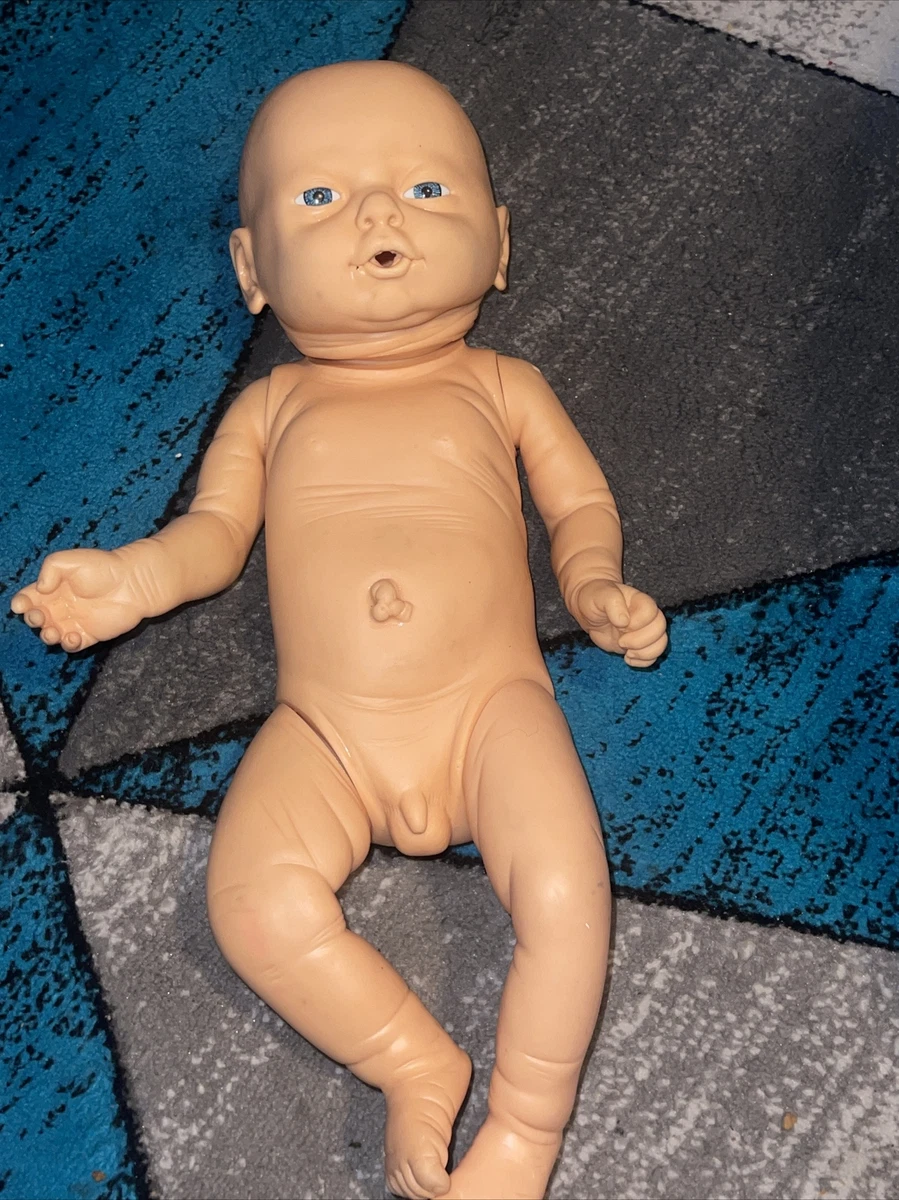 Vtg Emson Doll Vinyl Baby Boy Anatomically Correct Lifelike
