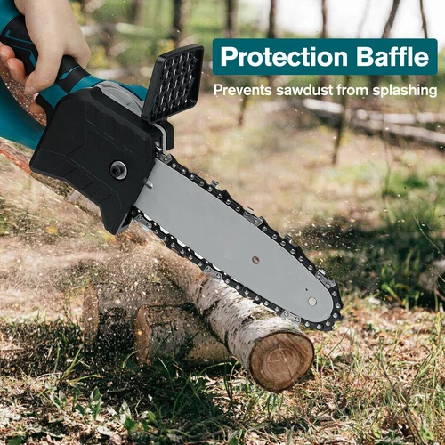 10'' Cordless Electric Wood Cutting Saw Cutter Chain saw For Makita 18V Battery - Picture 2 of 18