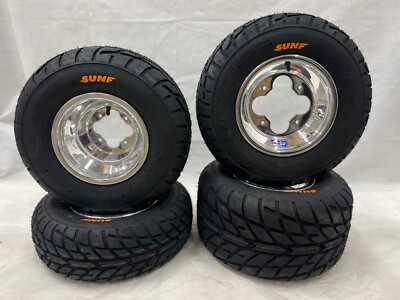 Honda TRX450R TRX 400EX 250R DWT A5 Polished Front Rear Wheels
