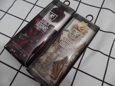 Stacy Adams 2 Bow Tie Hanky Flower Lapel Set Mens 3pc Pretied Red NIB