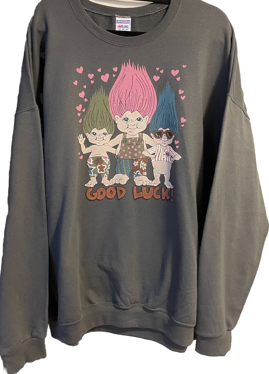 Rare Vintage Y2K Troll Dolls Crewneck Sweatshirt Size 3XL | eBay