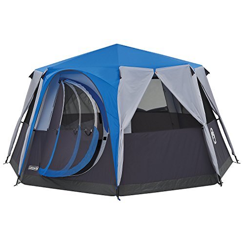 Tienda domo festival 6 a 8 hombres - octágono, impermeable, camping familiar - Imagen 4 de 5