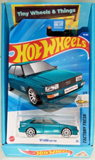 Hot Wheels '87 Audi Quattro HYW72 Factory Fresh Metallic Teal SP10 2/5